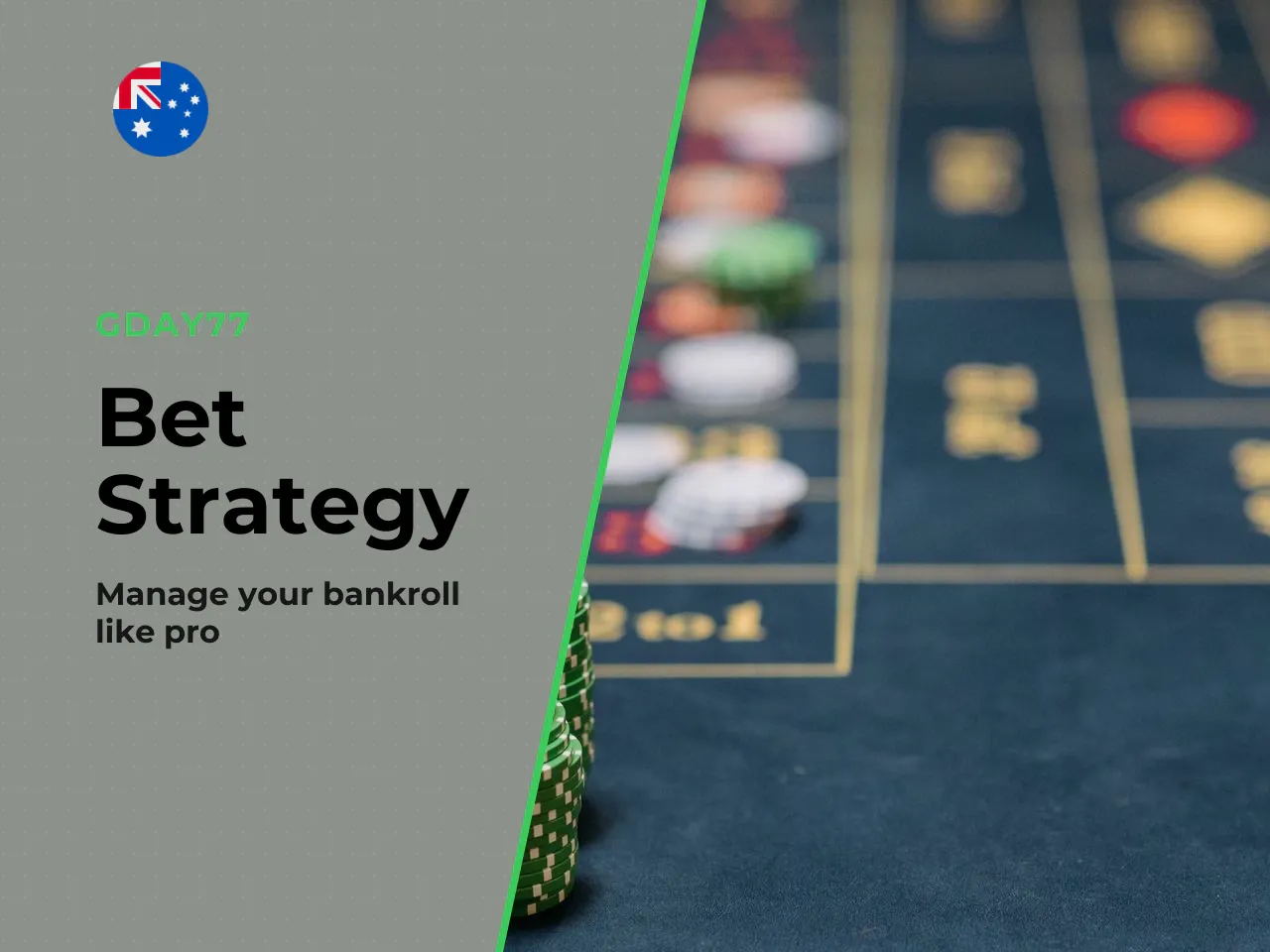Choosing Bet Size and Game Settings