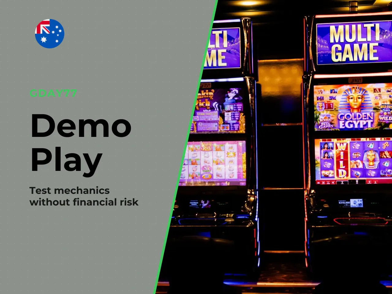 1. Demo mode Best for mechanics