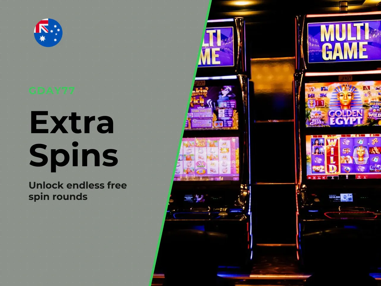 During Free Spins, landing 3 or