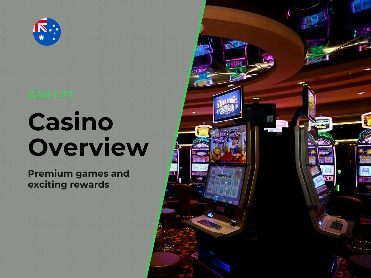 What Gday77 Casino Offers to Online