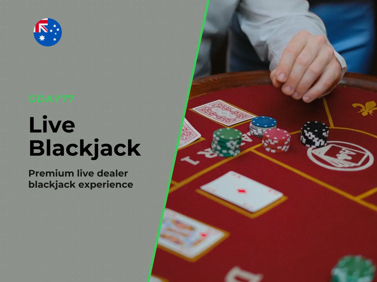 When choosing live blackjack tables, look