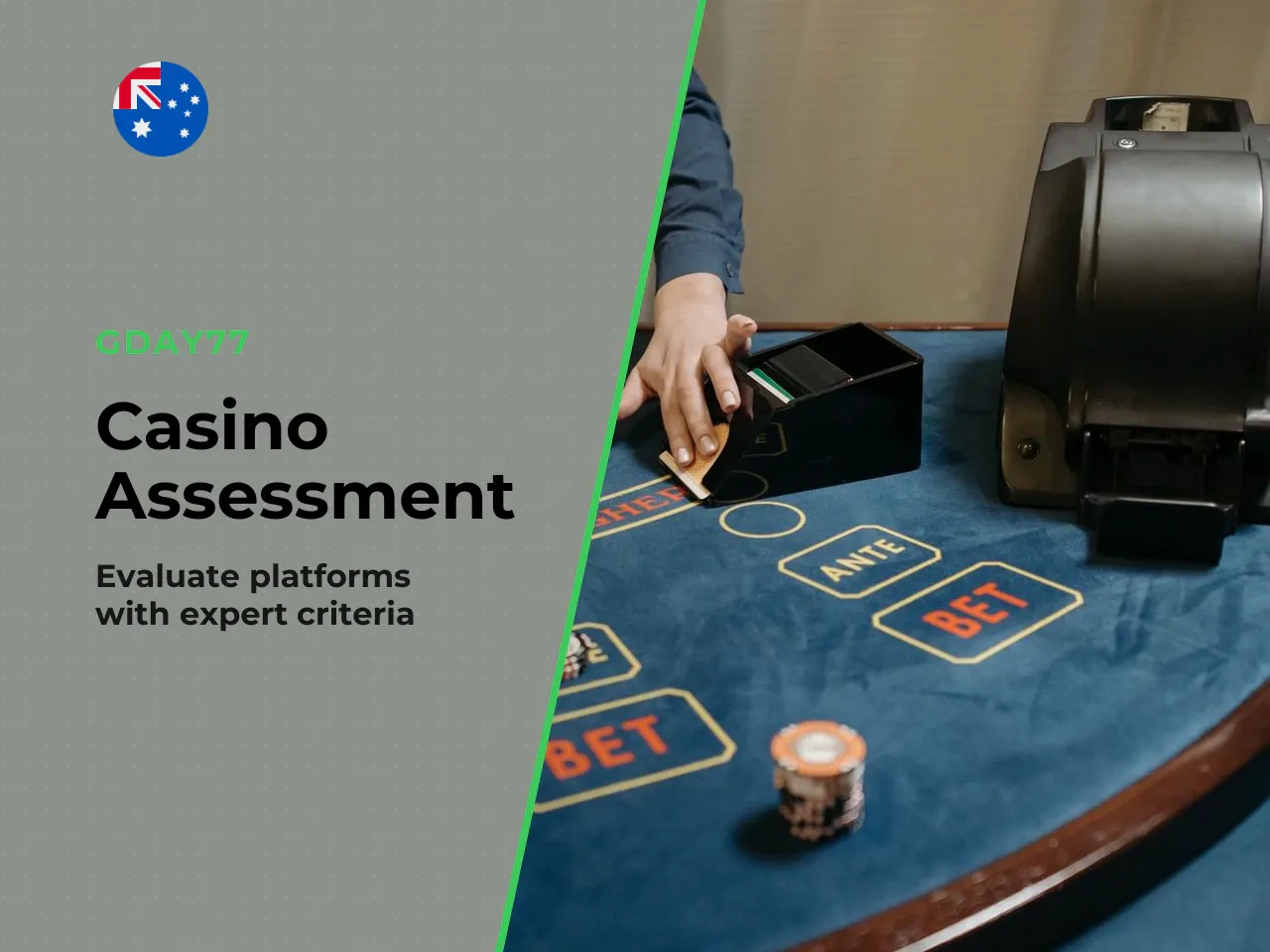 Casino evaluation checklist. - Check regulatory