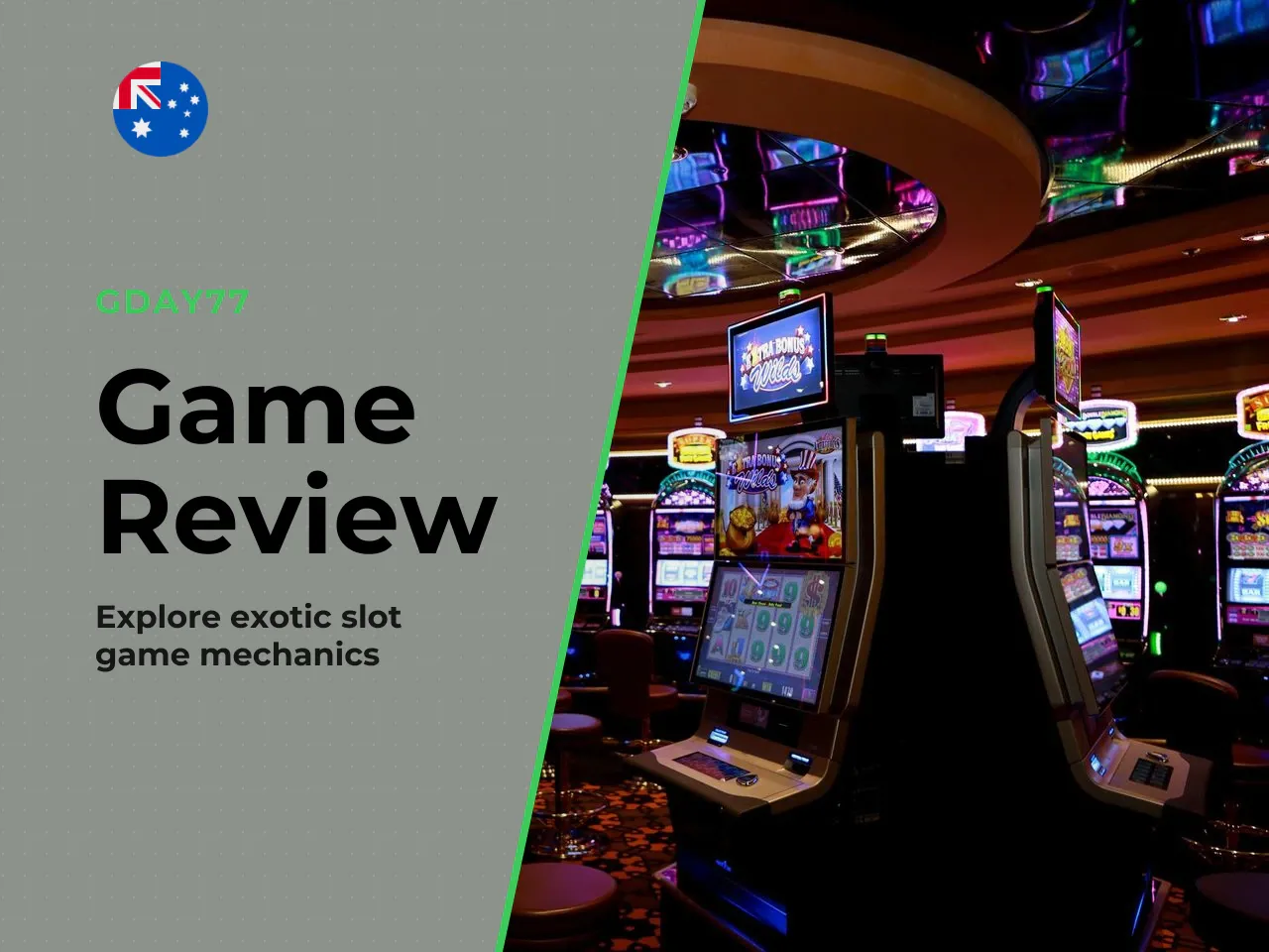 Game Concept, Provider and Position within